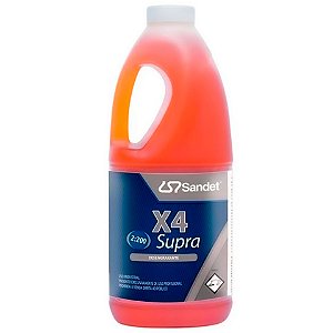 Sandet X4 Supra 2L | Desengraxante Alcalino de Alta Performance para Óleo, Graxa e Fuligem | REF: 2789