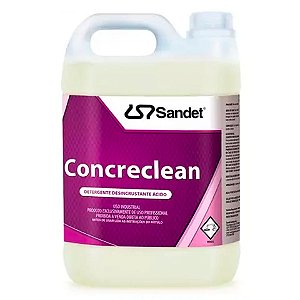 Sandet Concreclean 5L | Removedor de Cimento e Concreto | Desincrustante Ácido Profissional | REF: 2796
