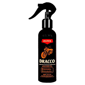 Razux Dracco 240ml | Limpador de Plásticos e Borrachas para Motos e Bikes | REF:5764