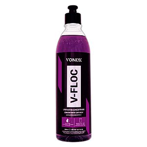 Shampoo V-Floc 500mL Vonixx | pH Neutro, Super Rendimento de até 200L e Lubrificação Profissional | REF:3287