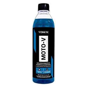 Shampoo Moto-V 500mL Vonixx | Remove Graxa e Óleo com Solvente Vegetal e pH Equilibrado | REF:5620
