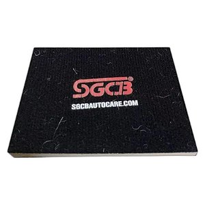 Boina para Polimento de Vidro SGCB 100x75mm | Lã Compactada | Remove Chuva Ácida e Marcas Difíceis | REF:2871