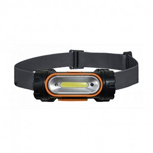 Solver Lanterna de Cabeça LED COB | Sensor de Movimento | 300 lúmens | Recarregável USB-C | 4 Modos de Iluminação | REF:5377