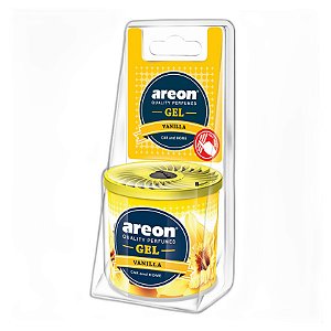 Areon Gel Can Blister Vanilla | Aromatizante em Gel de Baunilha Longa Duração para Carros e Ambientes | REF.: 5809