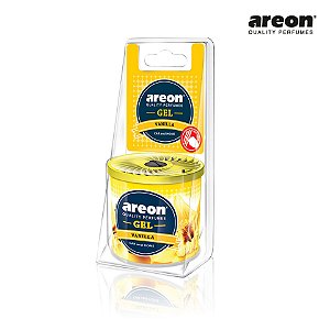 Areon Gel Can Blister Vanilla | Aromatizante em Gel de Baunilha Longa Duração para Carros e Ambientes | REF.: 5809