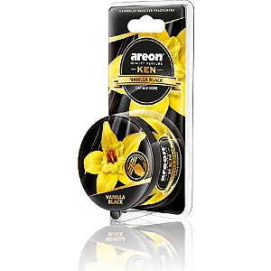 Areon Ken Vanilla Black | Aromatizante Premium com Fragrância Sofisticada para Ambientes e Veículos | REF.: 1579