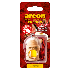 Areon Madeira Maçã e Canela | Aromatizante Premium de Madeira para Ambientes e Veículos | REF: 1581