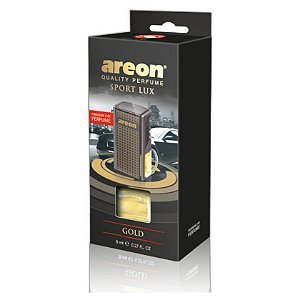 Areon Painel Gold | Aromatizante Sofisticado para Carros e Pequenos Espaços | Perfume Amadeirado e Cítrico | REF:1596