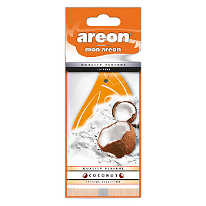 Areon Papel Coconut | Aromatizante Tropical para Carros - Perfume Sofisticado de Coco REF:1605