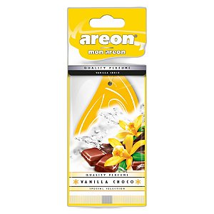 Areon Papel Mon Vanilla Choco | Aromatizante com Fragrância de Baunilha e Chocolate | Durabilidade até 40 dias | REF:1621