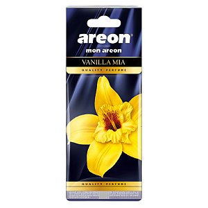 Areon Papel Mon Vanilla Mia | Aromatizante com Fragrância de Baunilha, Chocolate e Frutas | Durabilidade até 40 dias | REF:1612