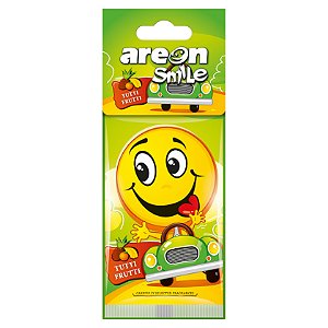 Areon Papel Sorriso Tutti Frutti | Aromatizante Frutado e Refrescante | Perfume Duradouro por até 40 dias | REF:1617