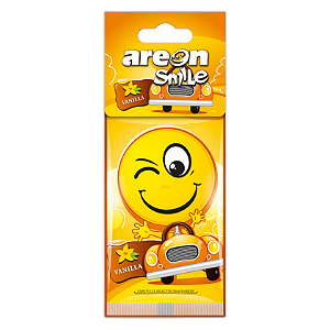 Areon Papel Sorriso Baunilha | Aromatizante Doce e Aconchegante | Perfume Duradouro por até 40 dias | REF:1618