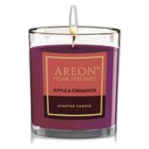Areon Vela Perfumada 120g – Apple & Cinnamon | Aconchego e Sofisticação | REF:6109