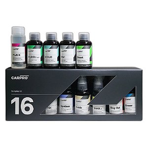 Cube Box Kit CarPro com 16 Produtos - Conheça e Teste Toda a Linha | REF: 1743