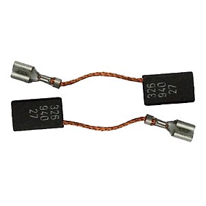 RUPES Escova de Carvão (Par) para Politrizes | Compatível com LHR15, LHR21, LHR75E e LHR12E | REF: 2772