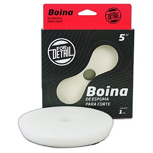 FORDETAIL BOINA ESPUMA 5POL CORTE - BRANCA REF: 5970