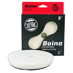 FORDETAIL BOINA ESPUMA 5POL LUSTRO - BRANCA REF: 5972