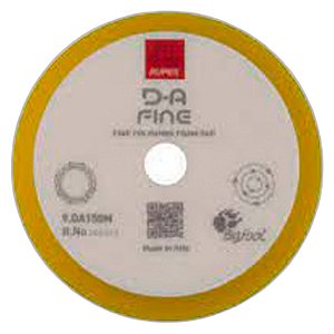 RUPES BOINA ESPUMA 5" REFINO AMARELA - Corte Moderado e Lustro Impecável | Versatilidade Profissional | REF:4959