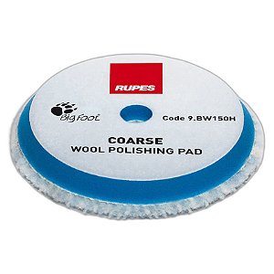 RUPES Boina de Lã Azul 5” | Corte Agressivo para Defeitos Severos | Politriz Orbital Roto/Forçada | REF: 2752