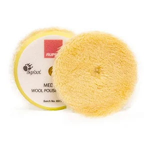RUPES Boina de Lã Amarela 6” | Lustro Profissional com Brilho Intenso e Acabamento Seguro | REF: 2755