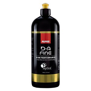Rupes Composto de Refino D-A Fine Amarelo 1L | Lustro com Brilho Intenso e Baixa Geração de Pó para Pintura Automotiva | REF: 4950