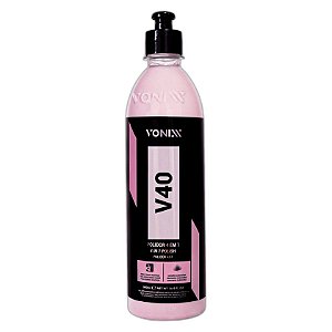 Vonixx Polidor V40 500ml | 4 em 1 para Corte, Refino, Lustro e Proteção com Cera | REF:3156