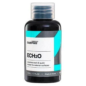 ECH2O CarPro 50ml | Spray Detailer Híbrido e Lavagem a Seco | Brilho e Limpeza Sem Água | REF:5140