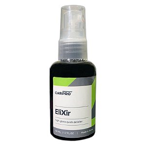 CarPro Elixir 50ml - Quick Detailer com Proteção Cerâmica | Brilho e Repelência Instantâneos | REF:1730