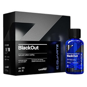 CQUARTZ BlackOut 50ml | Revestimento Hidrofóbico para Pneus | Acabamento Acetinado e Durável | REF: 5932