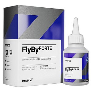 CarPro FlyBy Forte | Revestimento para Vidros Automotivos | Proteção Hidrofóbica e Durabilidade de 6 Meses | REF:1795