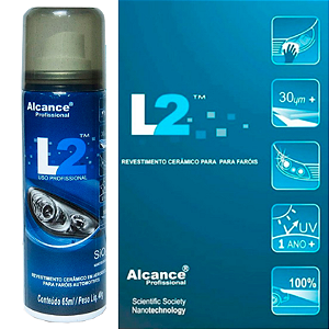 Alcance Vitrificador L2 - Proteção para Faróis | Revestimento Cerâmico | 65ml | REF:4989