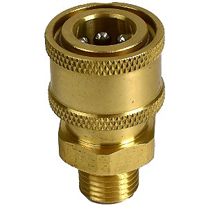 Sigma Engate Rápido Macho 1/4 para Lavadoras | Conexão Rápida e Vedação Eficiente | Latão Reforçado | REF:6410