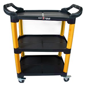 SIGMA CARRINHO 3 BANDEJAS AMARELO REF: 6539