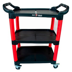 SIGMA CARRINHO 3 BANDEJAS VERMELHO REF: 6540