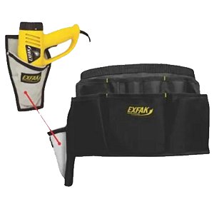 EXFAK BAINHA PORTA FERRAMENTA PROFISSIONAL GRANDE C/10 BOLSOS 63-8115 REF:6675