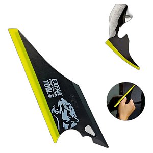 EXFAK ESPATULA BATMAN PRETO C/ BORRACHA AMARELA 50-2030 REF:6657