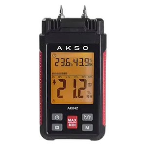 AKSO MEDIDOR DE UMIDADE DE MATERIAIS - AK842 REF:6276
