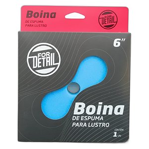 FORDETAIL BOINA ESPUMA 6POL LUSTRO - AZUL REF:7076
