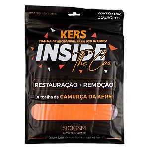 KERS INSIDE THE CAR TOALHA DE MICROFIBRA 30X30CM 500GSM REF:6920