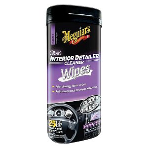 MEGUIARS QUIK INTERIOR DETAILER WIPES REF:6844