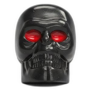 GOOAR KIT 4 TAMPAS VALVULA PNEU - CAVEIRA PRETA REF: 7081