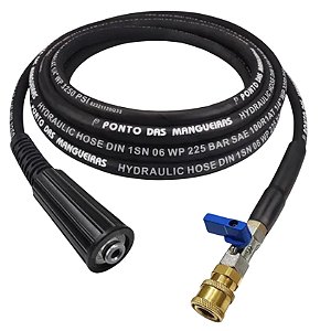 PONTO MANGUEIRA TRAMA ACO 4M COM ENGATE HD REF:5384