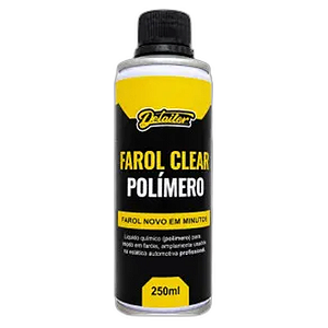 Polidor de Faróis Detailer Farol Clear Polímero 250ml - Restauração Rápida REF:7198