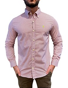 Camisa Ralph Lauren Micro Xadrez