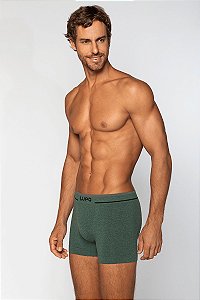 Cueca Boxer Adulto Sem Costura Fio Texturizado Lupo
