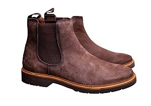 Bota Chelsea Garbanne Brown Pinhão