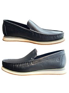 Mocassim Garbanne Cerviatto Preto