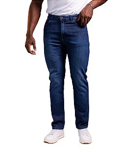 Calça Ellus Jeans Masculina Dar Indigo Elastic Reta