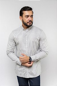 Camisa Slim Fit Xadrez Masculina Individual